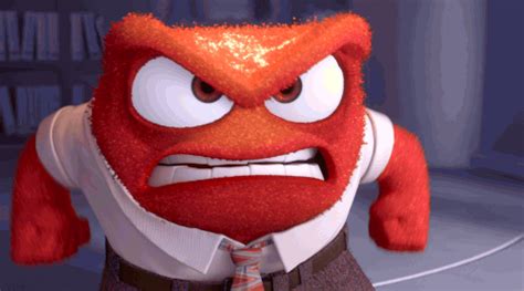 From Academy-Award winning film, Inside Out. . Inside out anger gif